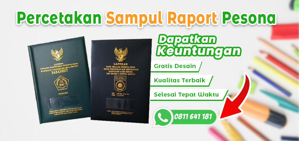 percetakan sampul Raport medan